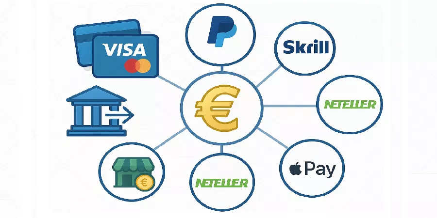 Méthodes de paiement dépôt et retrait bookmakers français